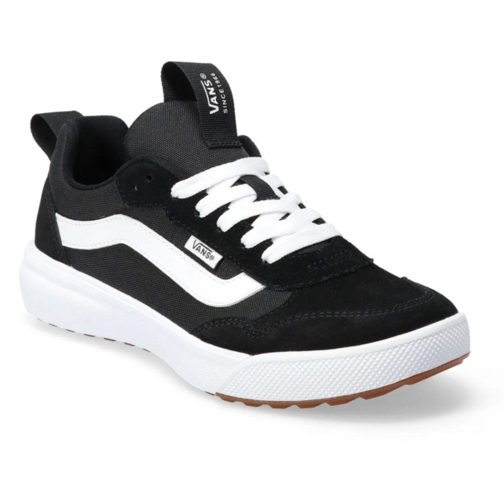 Vans Men's Black and White Sneakers